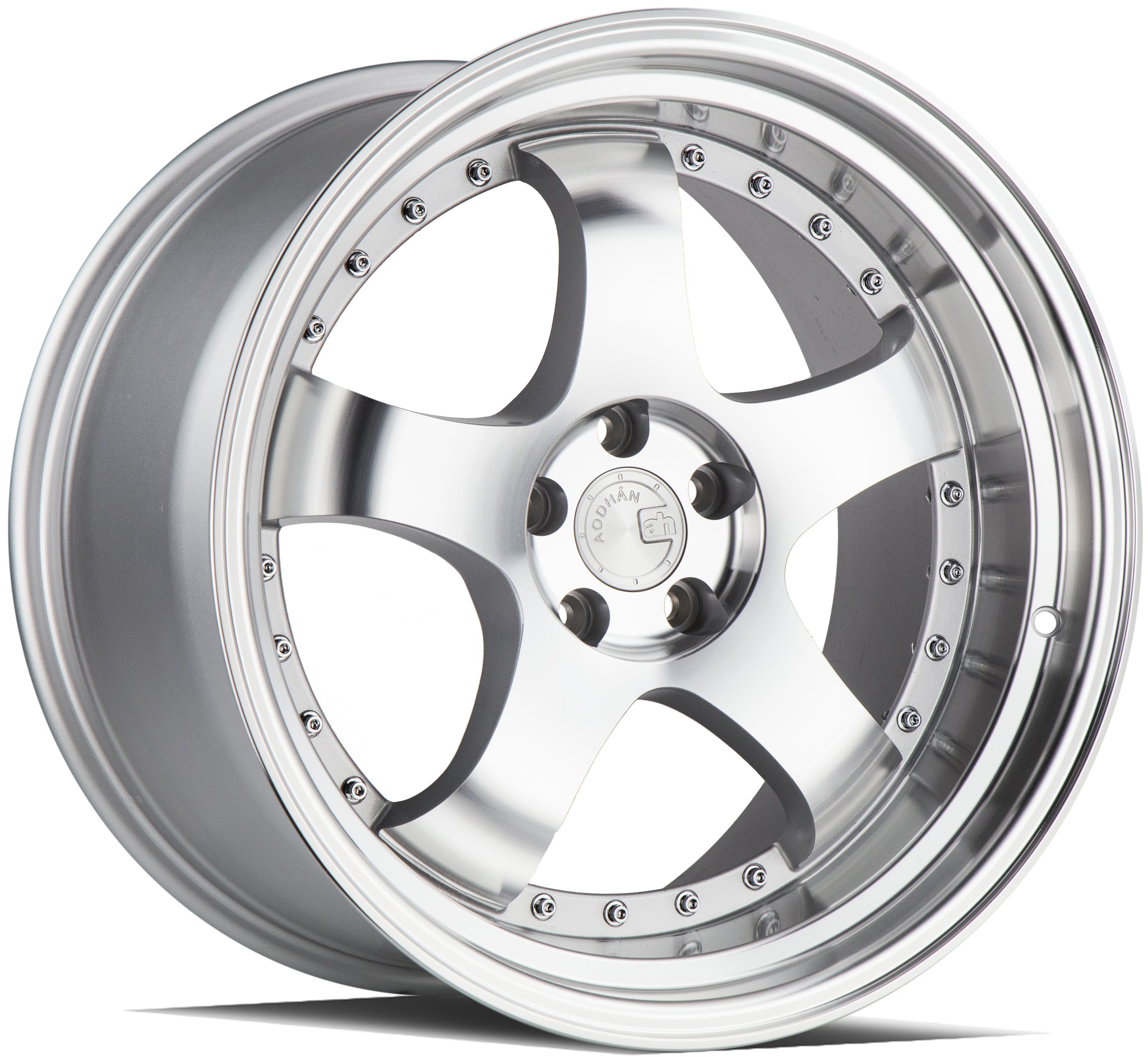 AODHAN AH03 SILVER WITH MACHINED FACE WHEELS | 19X11 | 5X114.3 | OFFSET: 22MM | CB: 73.1MM