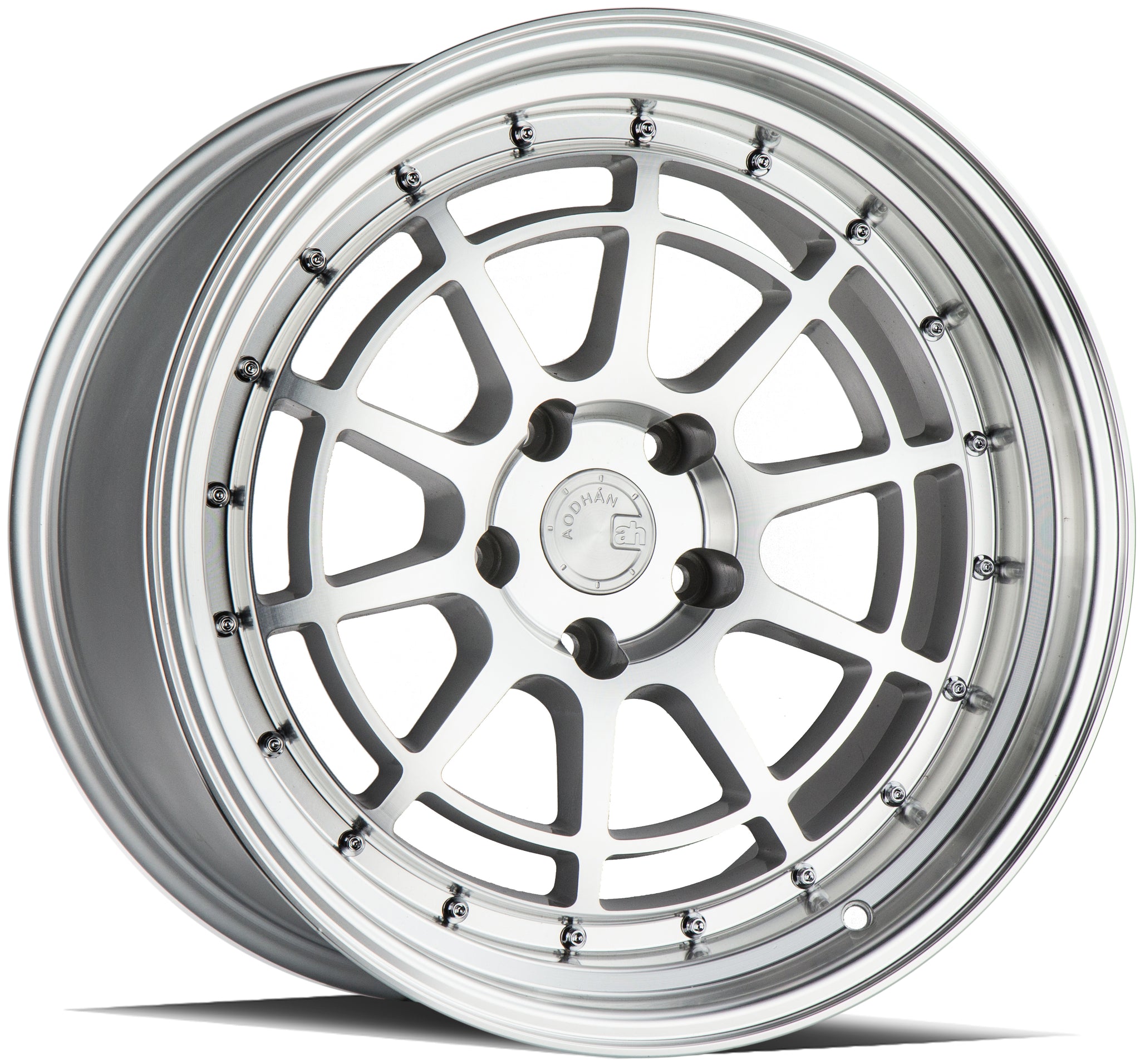 AODHAN AH04 SILVER WITH MACHINED FACE WHEELS | 18X10.5 | 5X114.3 | OFFSET: 25MM | CB: 73.1MM