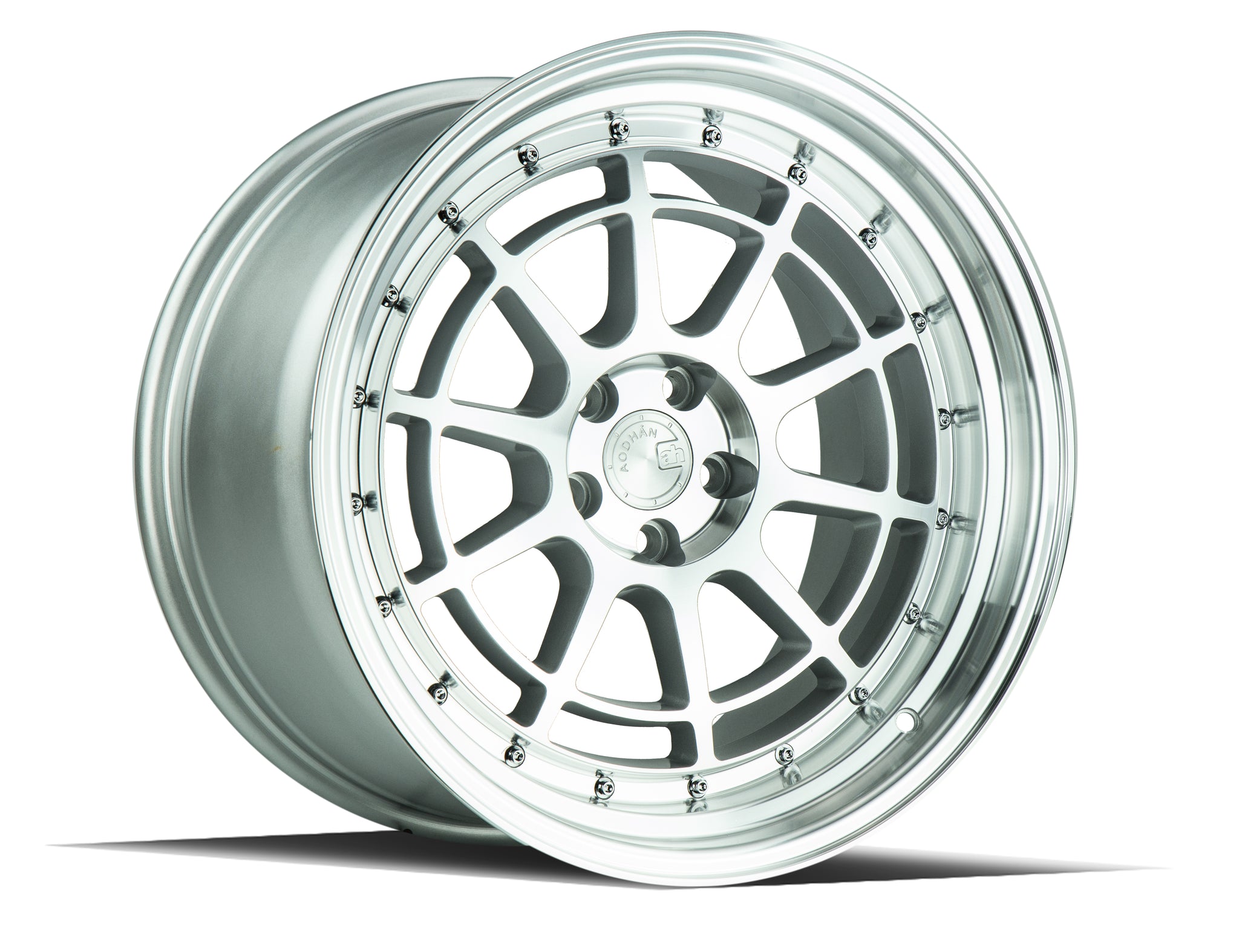 AODHAN AH04 SILVER WITH MACHINED FACE WHEELS | 18X9.5 | 5X100 | OFFSET: 35MM | CB: 73.1MM
