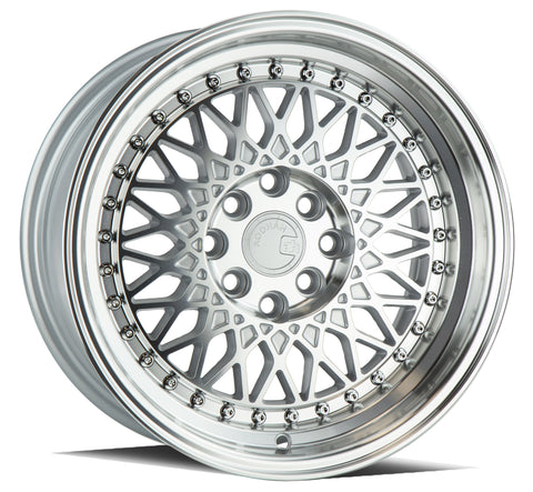 AODHAN AH05 SILVER WITH MACHINED FACE WHEELS | 15X8 | 4X100/4X114.3 | OFFSET: 20MM | CB: 73.1MM