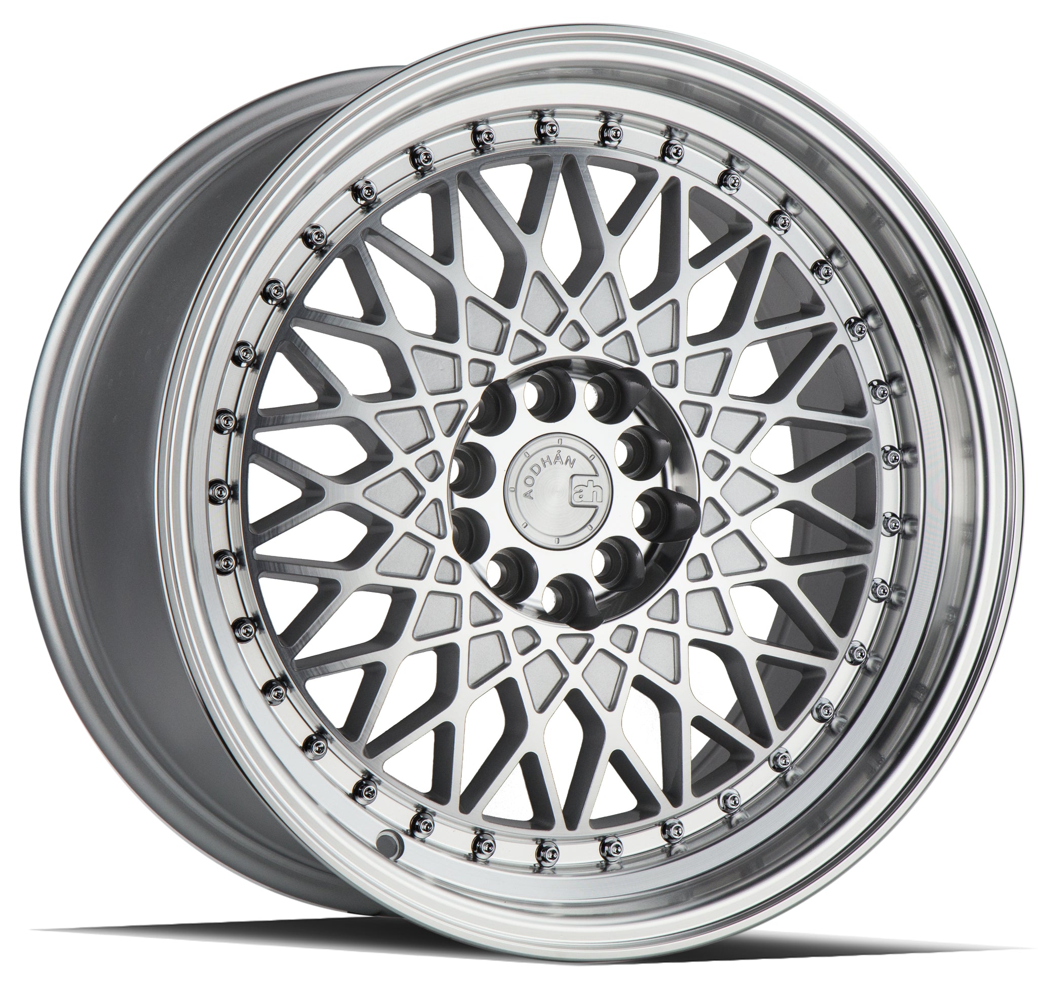 AODHAN AH05 SILVER WITH MACHINED FACE WHEELS | 17X9 | 5X100/5X114.3 | OFFSET: 25MM | CB: 73.1MM