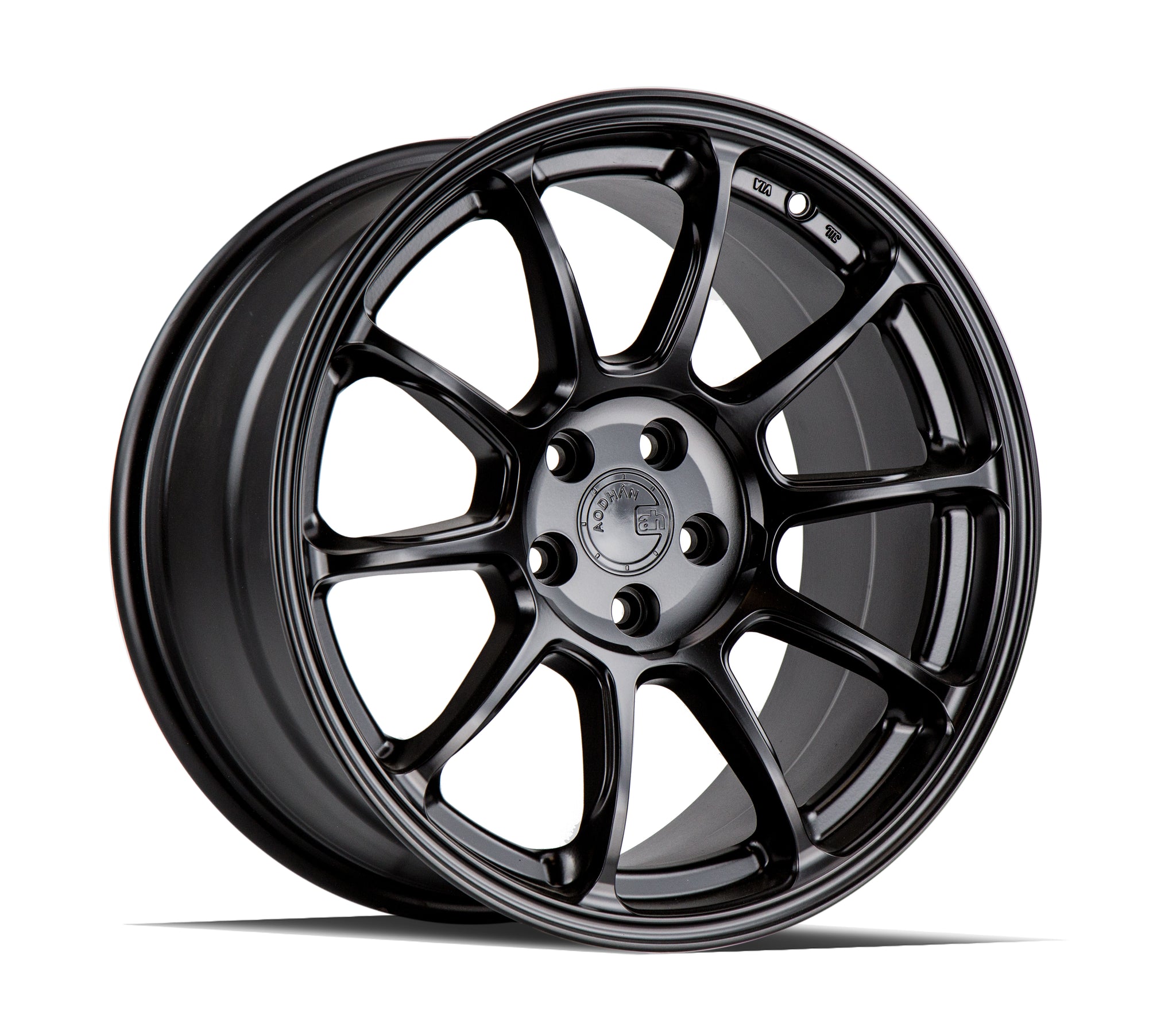 AODHAN AH06 MATTE BLACK WHEELS | 17X9 | 5X114.3 | OFFSET: 35MM | CB: 73.1MM