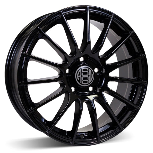 RSSW SPIRIT GLOSS BLACK WHEELS | 17X7 | 5X114.3 | OFFSET: 45MM | CB: 67.1MM