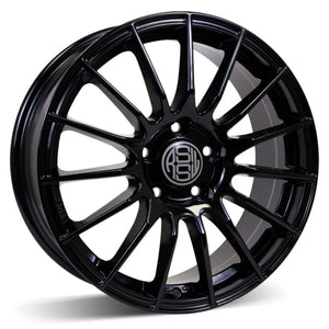 RSSW SPIRIT GLOSS BLACK WHEELS | 17X7 | 5X114.3 | OFFSET: 40MM | CB: 66.1MM