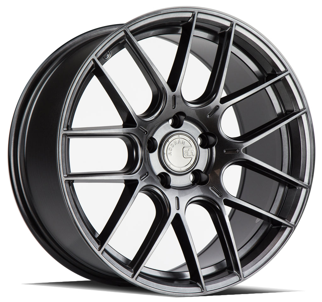 AODHAN AH-X HYPER BLACK WHEELS | 18X8.5 | 5X114.3 | OFFSET: 35MM | CB: 73.1MM