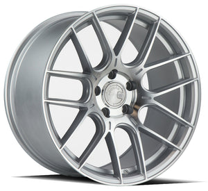 AODHAN AH-X SILVER WITH MACHINED FACE WHEELS | 18X9.5 | 5X112 | OFFSET: 35MM | CB: 73.1MM