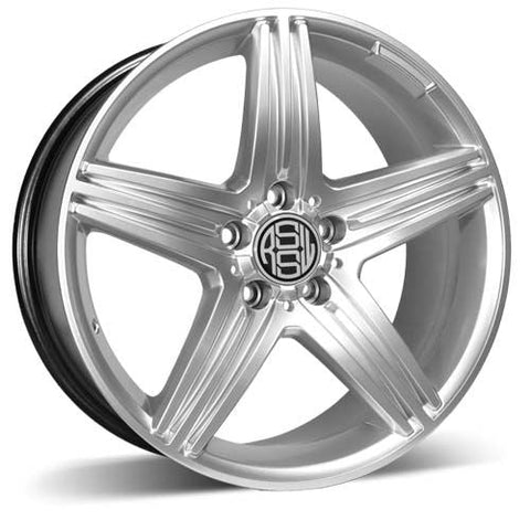 RSSW EXCLUSIVE HYPER SILVER WHEELS | 17X8 | 5X112 | OFFSET: 45MM | CB: 66.6MM