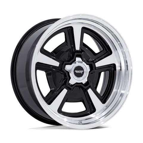 AMERICAN RACING VINTAGE VN517 MARAUDER GLOSS BLACK MACHINED WITH DIAMOND CUT LIP WHEELS | 20X8.5 | BLANK | OFFSET: 6MM | CB: 72.56MM