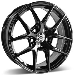 RSSW APEX GLOSS BLACK WHEELS | 16X6.5 | 5X112 | OFFSET: 40MM | CB: 57.1MM