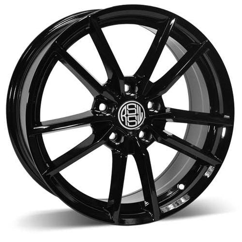 RSSW GRID GLOSS BLACK WHEELS | 17X7.5 | 5X112 | OFFSET: 40MM | CB: 66.6MM