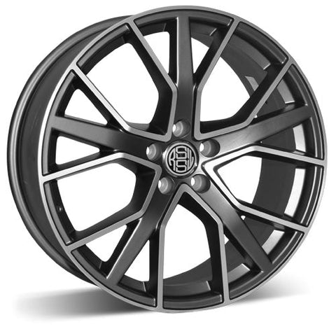 RSSW QUATTRO GUNMETAL MACHINED FACE WHEELS | 16X6.5 | 5X114.3 | OFFSET: 45MM | CB: 67.1MM