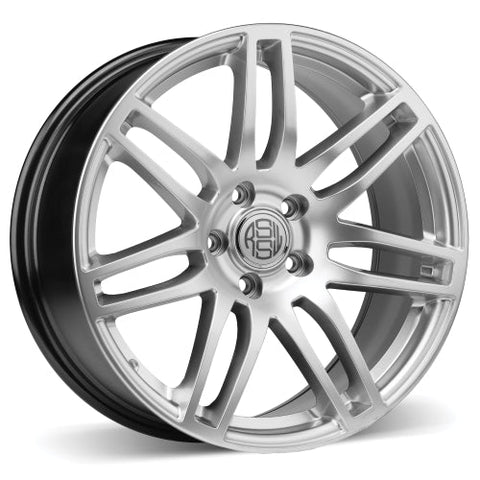 RSSW BOLD HYPER SILVER WHEELS | 17X7.5 | 5X112 | OFFSET: 33MM | CB: 66.6MM