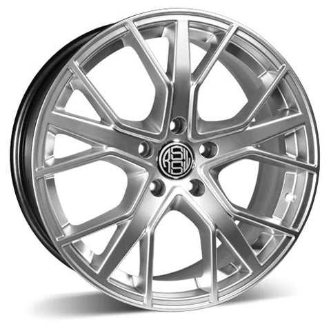 RSSW QUATTRO HYPER SILVER WHEELS | 16X6.5 | 5X114.3 | OFFSET: 45MM | CB: 67.1MM