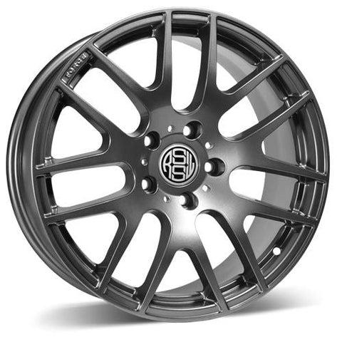 RSSW DIAMOND HYPER SILVER WHEELS | 17X8 | 5X120 | OFFSET: 35MM | CB: 72.6MM