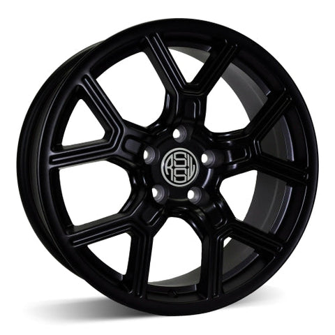 RSSW FAITH MATTE BLACK WHEELS | 17X7 | 5X110 | OFFSET: 40MM | CB: 65.1MM