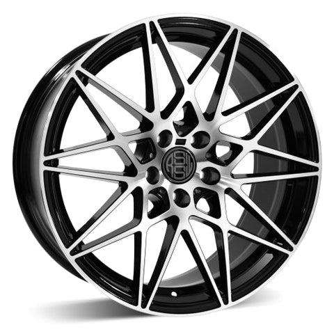 RSSW SUPER TOURER GLOSS BLACK MACHINED FACE WHEELS | 17X7.5 | 5X120 | OFFSET: 35MM | CB: 72.6MM