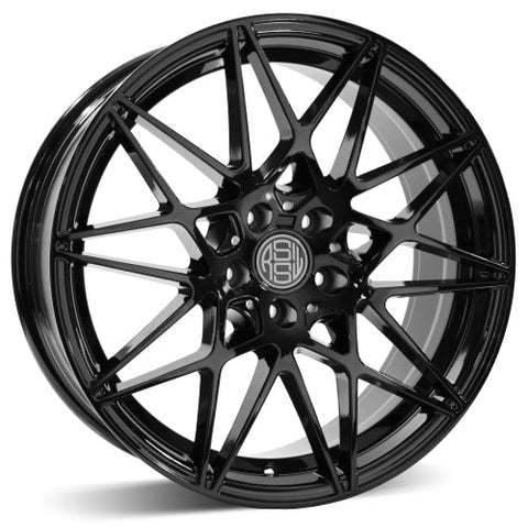 RSSW SUPER TOURER GLOSS BLACK WHEELS | 17X7.5 | 5X120 | OFFSET: 35MM | CB: 72.6MM