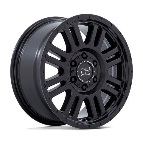BLACK RHINO YELLOWSTONE MATTE BLACK WHEELS | 16X8 | 5X130 | OFFSET: 45MM | CB: 78.1MM