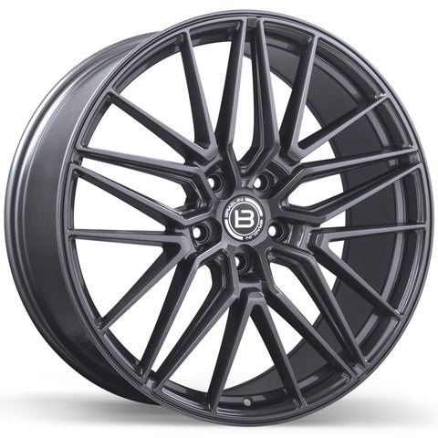BRAELIN BR13 DARK GREY WHEELS | 22X9 | 5X114.3 | OFFSET: 40MM | CB: 70.1MM