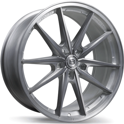 BRAELIN BRF1 BRUSHED MATTE CARBON GREY WHEELS | 19X8.5 | 5X112 | OFFSET: 30MM | CB: 66.5MM