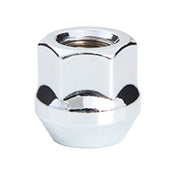 12X1.5 | OPEN END NUT | CHROME | CONICAL | 19MM HEAD