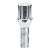 21X PIECE KIT | 14X1.5 | BOLT - SPLINE | CHROME | 43MM | CONICAL + SPLINE DRIVE KEY (20X NUTS | 1X KEY)