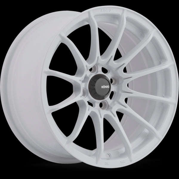 KONIG DIAL IN GLOSS WHITE WHEELS | 15X7 | 4X100 | OFFSET: 35MM | CB: 73.1MM