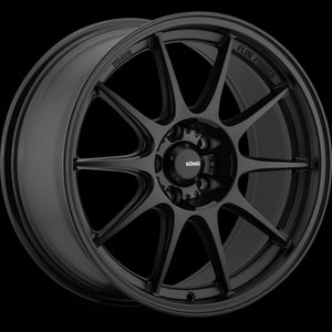 KONIG DEKAGRAM SEMI-MATTE BLACK WHEELS | 18X10.5 | 5X114.3 | OFFSET: 18MM | CB: 73.1MM