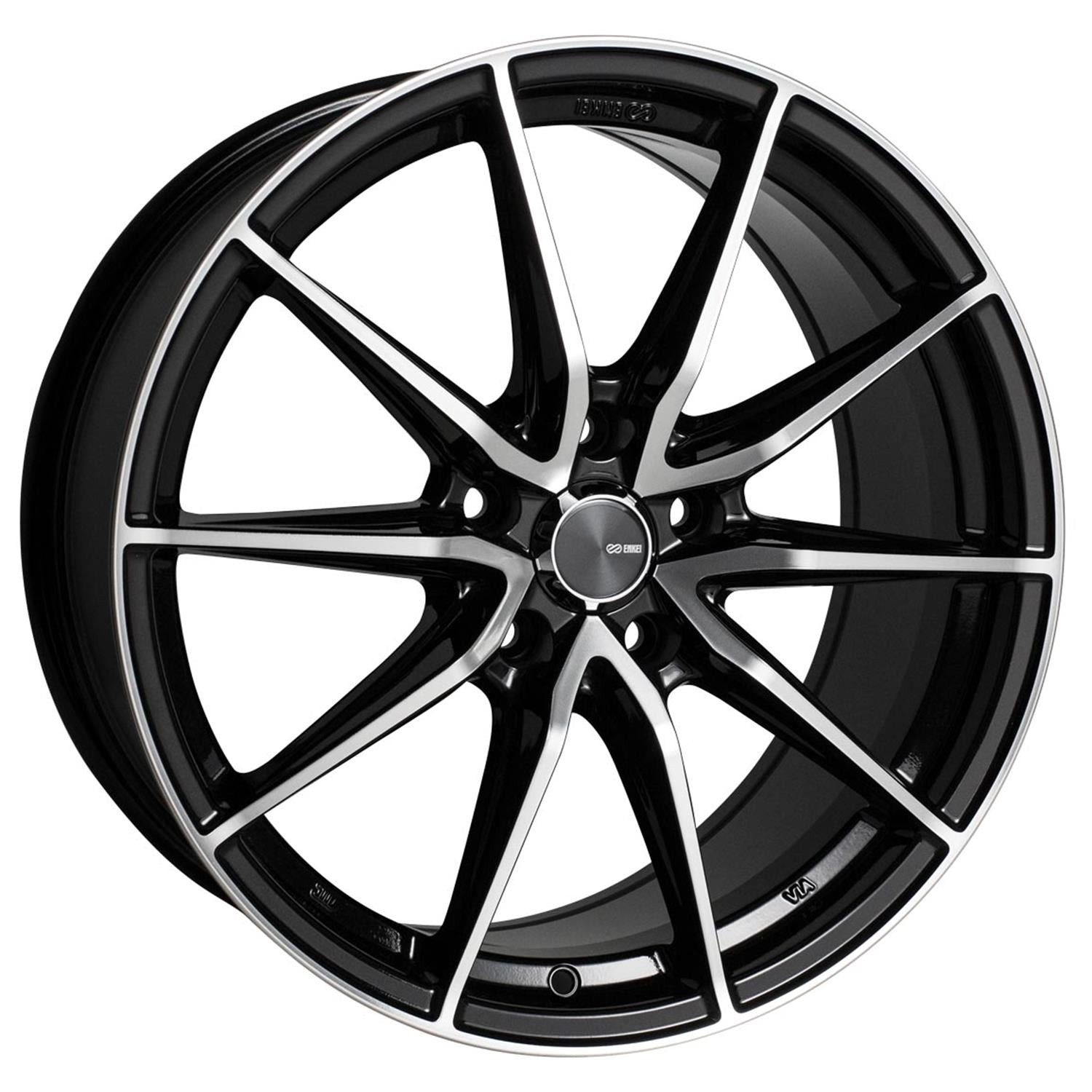 ENKEI DRACO MATTE BLACK MACHINED FACE WHEELS | 16X7 | 5X114.3 | OFFSET: 38MM | CB: 72.6MM