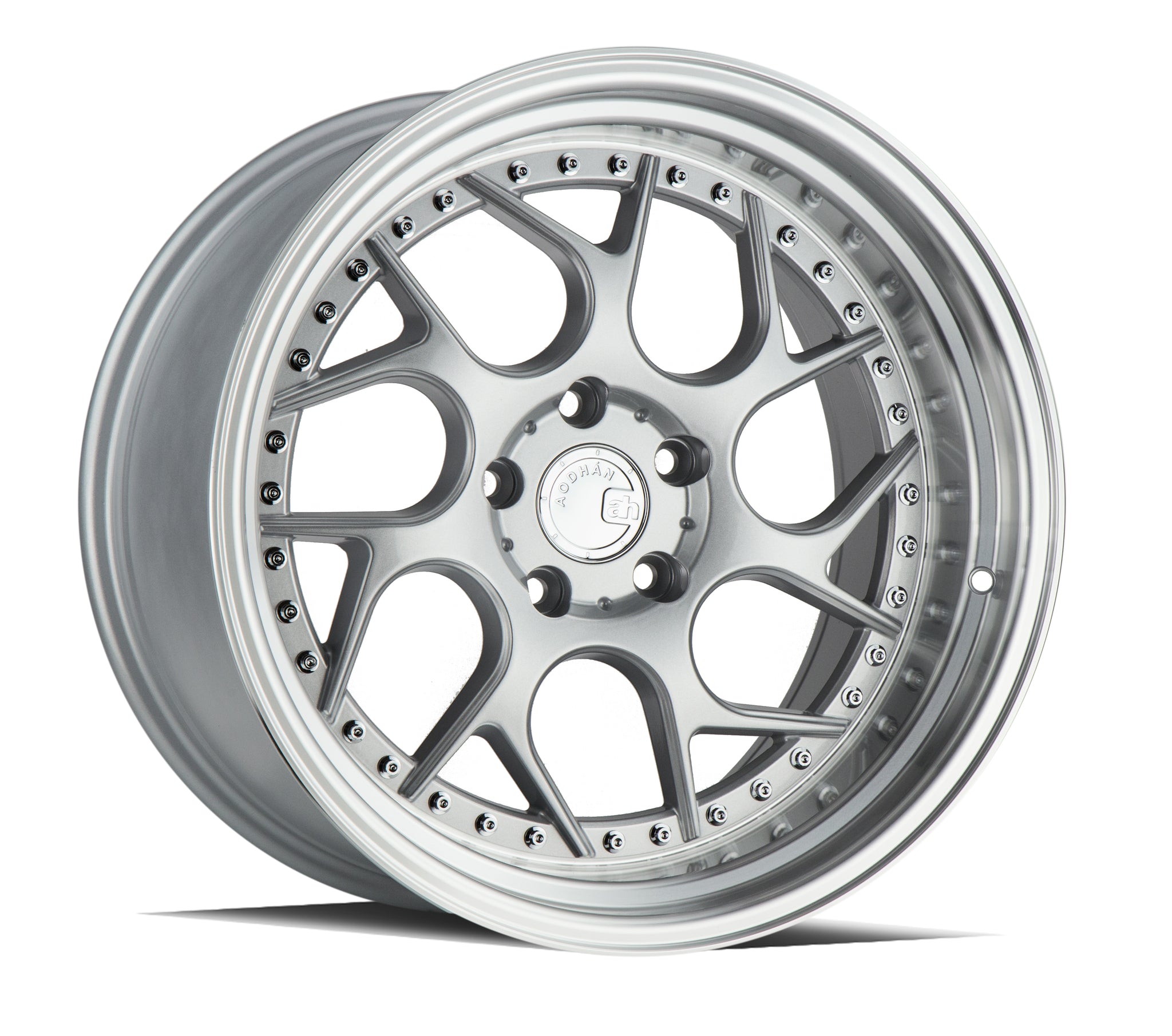 AODHAN DS01 SILVER WITH MACHINED LIP WHEELS | 18X10.5 | 5X114.3 | OFFSET: 15MM | CB: 73.1MM