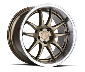 AODHAN DS02 BRONZE WITH MACHINED LIP WHEELS | 18X10.5 | 5X114.3 | OFFSET: 15MM | CB: 73.1MM