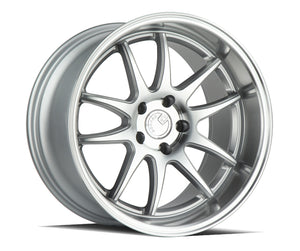 AODHAN DS02 SILVER WITH MACHINED FACE WHEELS | 18X10.5 | 5X114.3 | OFFSET: 22MM | CB: 73.1MM