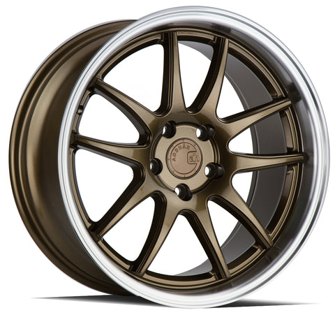 AODHAN DS02 BRONZE WITH MACHINED LIP WHEELS | 18X8.5 | 5X100 | OFFSET: 35MM | CB: 73.1MM