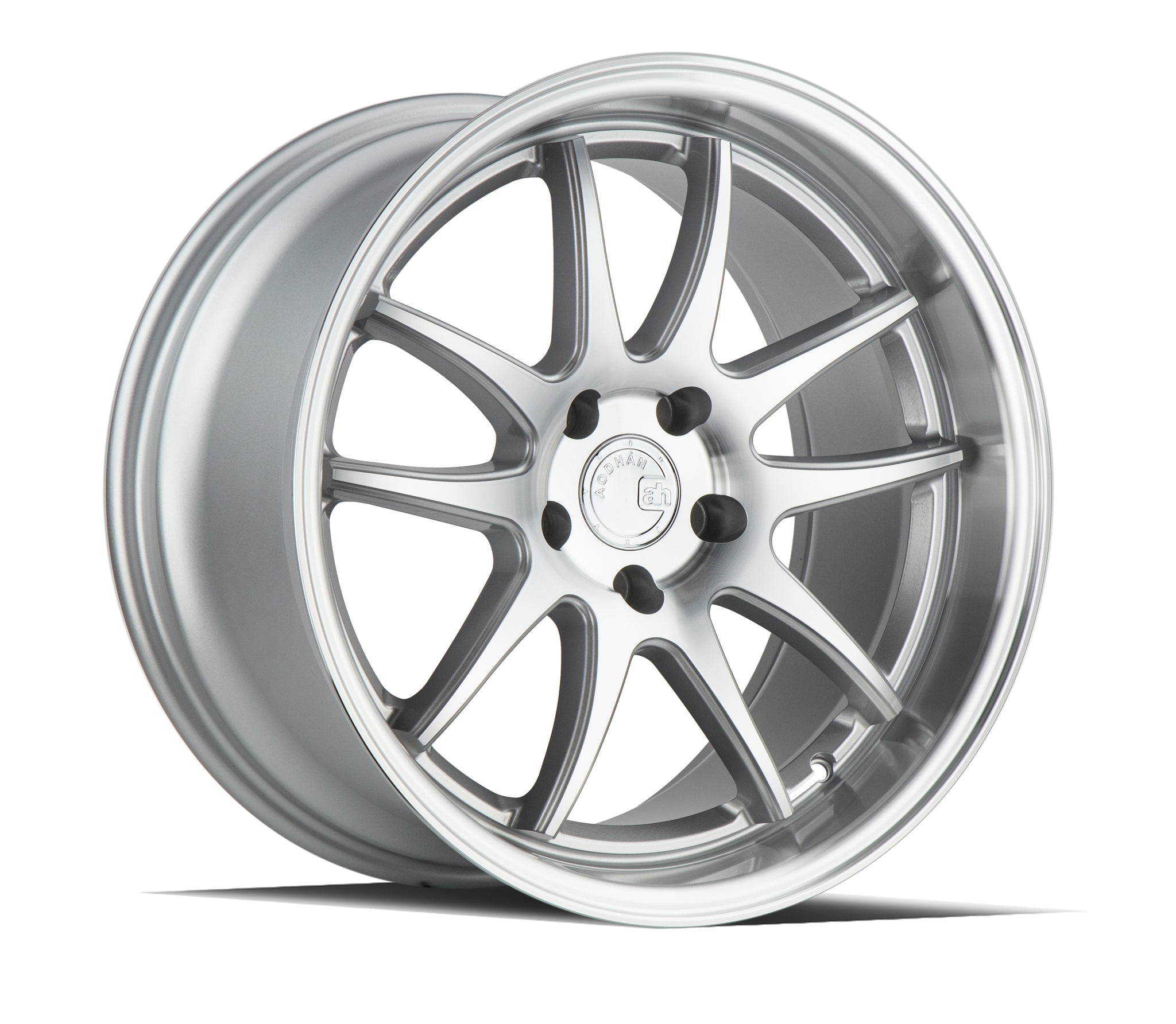 AODHAN DS02 SILVER WITH MACHINED FACE WHEELS | 18X9.5 | 5X114.3 | OFFSET: 22MM | CB: 73.1MM