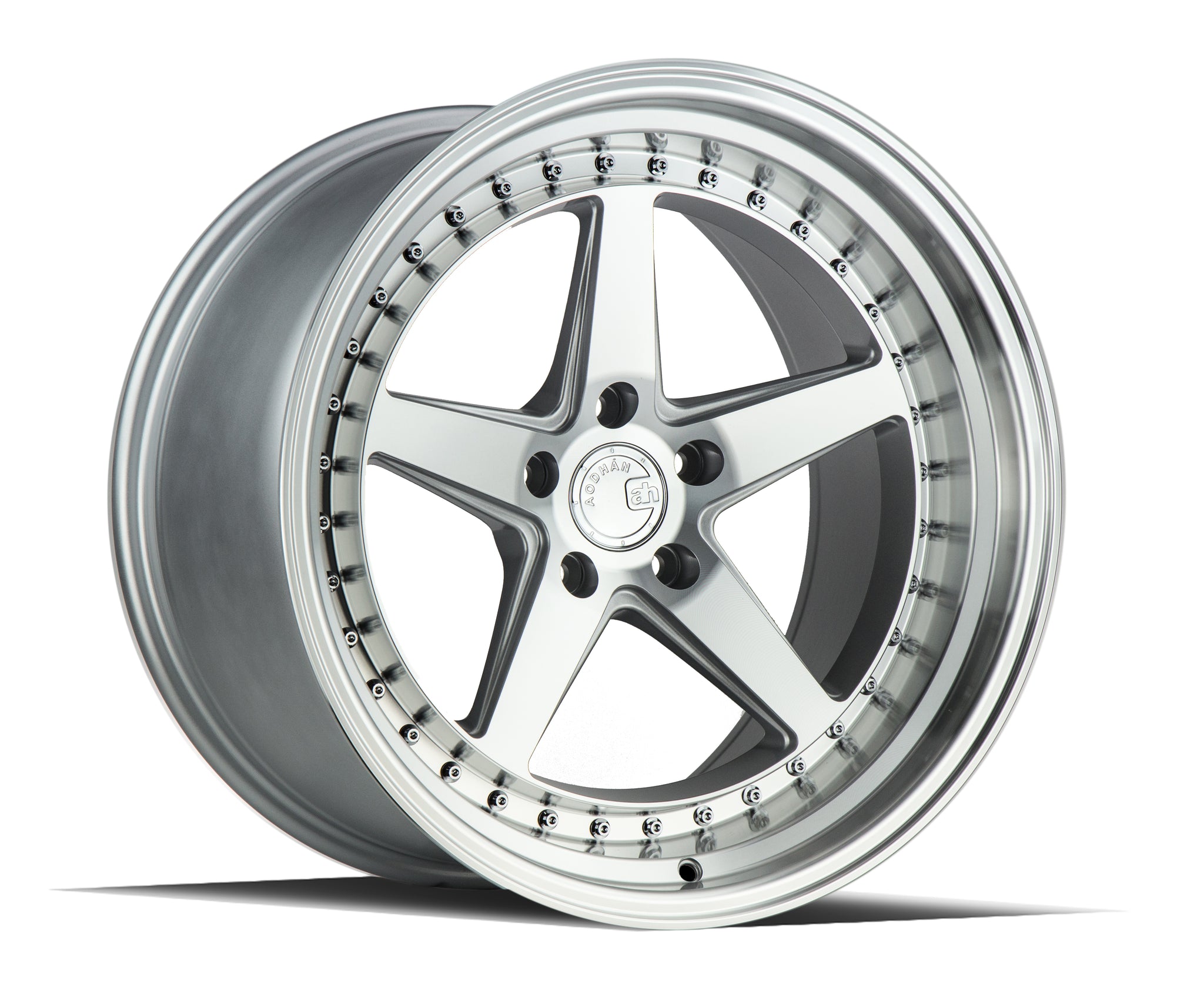 AODHAN DS05 SILVER WITH MACHINED FACE WHEELS | 18X10.5 | 5X114.3 | OFFSET: 22MM | CB: 73.1MM