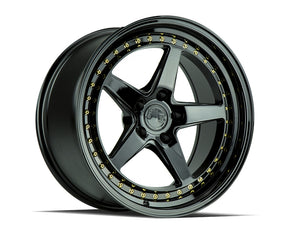 AODHAN DS05 GLOSS BLACK WHEELS | 18X9.5 | 5X114.3 | OFFSET: 15MM | CB: 73.1MM