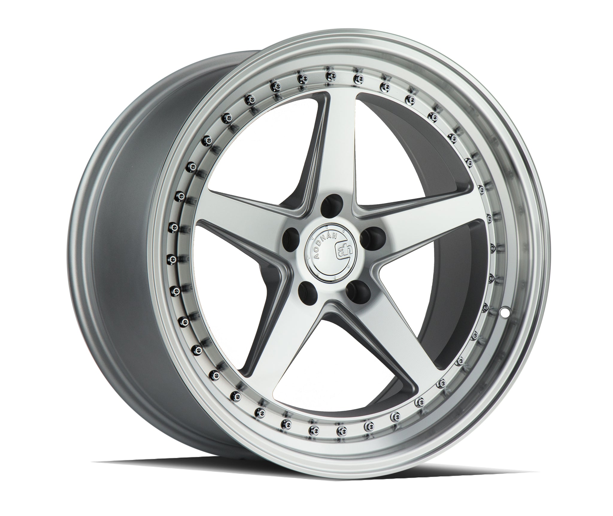 AODHAN DS05 SILVER WITH MACHINED FACE WHEELS | 18X9.5 | 5X114.3 | OFFSET: 22MM | CB: 73.1MM