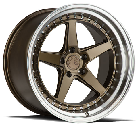 AODHAN DS05 BRONZE WITH MACHINED LIP WHEELS | 19X11 | 5X114.3 | OFFSET: 15MM | CB: 73.1MM