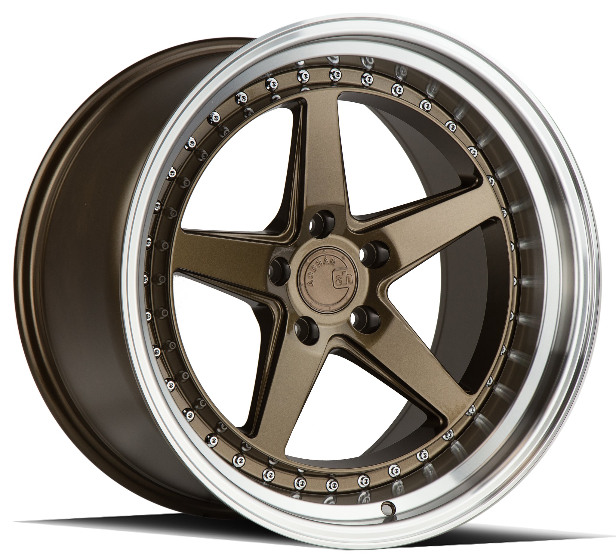 AODHAN DS05 BRONZE WITH MACHINED LIP WHEELS | 19X11 | 5X114.3 | OFFSET: 22MM | CB: 73.1MM