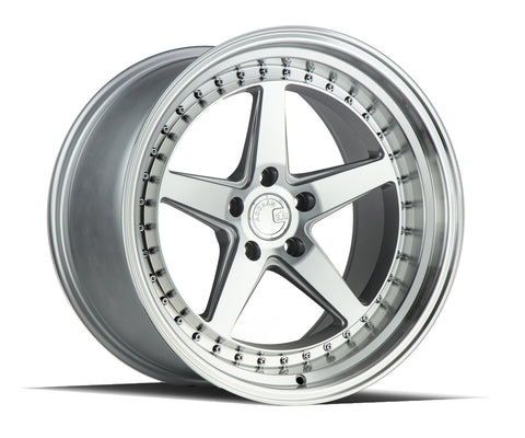 AODHAN DS05 SILVER WITH MACHINED FACE WHEELS | 19X11 | 5X114.3 | OFFSET: 15MM | CB: 73.1MM