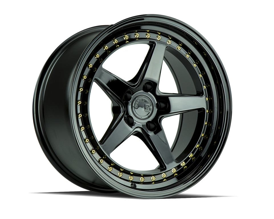 AODHAN DS05 GLOSS BLACK WHEELS | 19X9.5 | 5X114.3 | OFFSET: 15MM | CB: 73.1MM