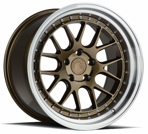 AODHAN DS06 BRONZE WITH MACHINED LIP WHEELS | 19X11 | 5X114.3 | OFFSET: 22MM | CB: 73.1MM