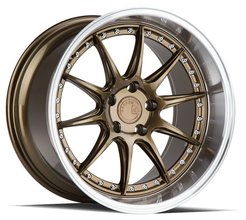 AODHAN DS07 BRONZE WITH MACHINED LIP WHEELS | 19X11 | 5X114.3 | OFFSET: 15MM | CB: 73.1MM