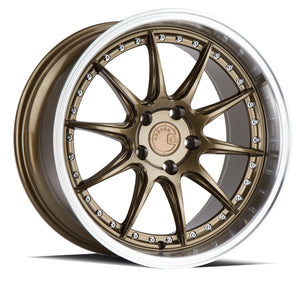 AODHAN DS07 BRONZE WITH MACHINED LIP WHEELS | 19X9.5 | 5X114.3 | OFFSET: 22MM | CB: 73.1MM