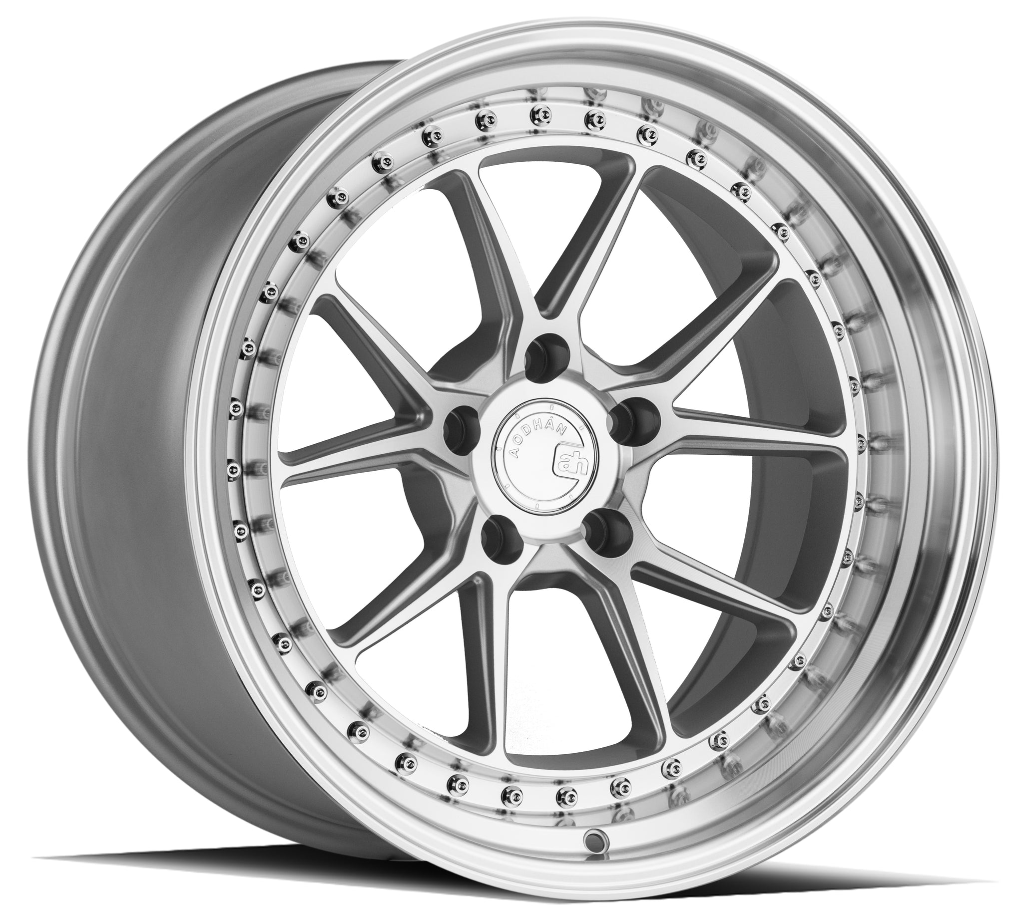 AODHAN DS08 SILVER WITH MACHINED FACE WHEELS | 18X10.5 | 5X114.3 | OFFSET: 22MM | CB: 73.1MM