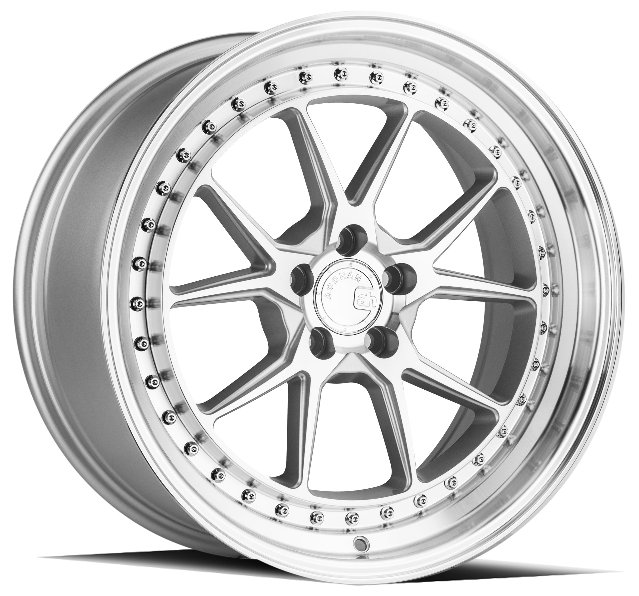 AODHAN DS08 SILVER WITH MACHINED FACE WHEELS | 18X8.5 | 5X120 | OFFSET: 35MM | CB: 72.6MM