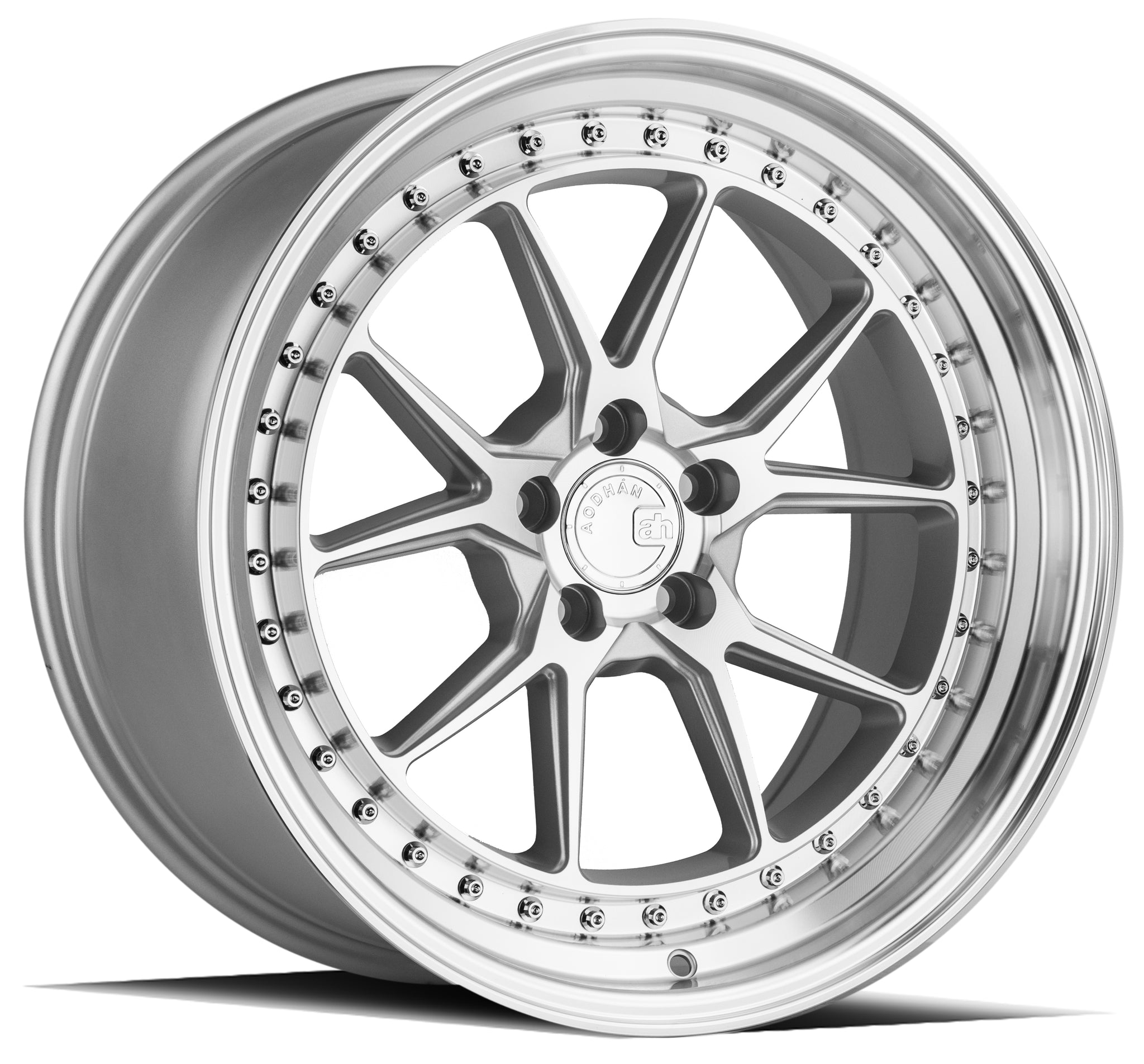 AODHAN DS08 SILVER WITH MACHINED FACE WHEELS | 18X9.5 | 5X120 | OFFSET: 35MM | CB: 72.6MM