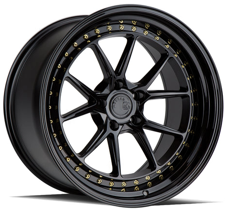 AODHAN DS08 GLOSS BLACK WHEELS | 19X11 | 5X114.3 | OFFSET: 15MM | CB: 73.1MM