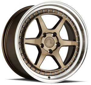 AODHAN DS09 BRONZE WITH MACHINED LIP WHEELS | 18X8.5 | 5X114.3 | OFFSET: 35MM | CB: 73.1MM