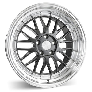 ESR SR05 GRAPHITE WITH MACHINED LIP WHEELS | 19X9.5 | 5X114.3 | OFFSET: 22MM | CB: 72.6MM